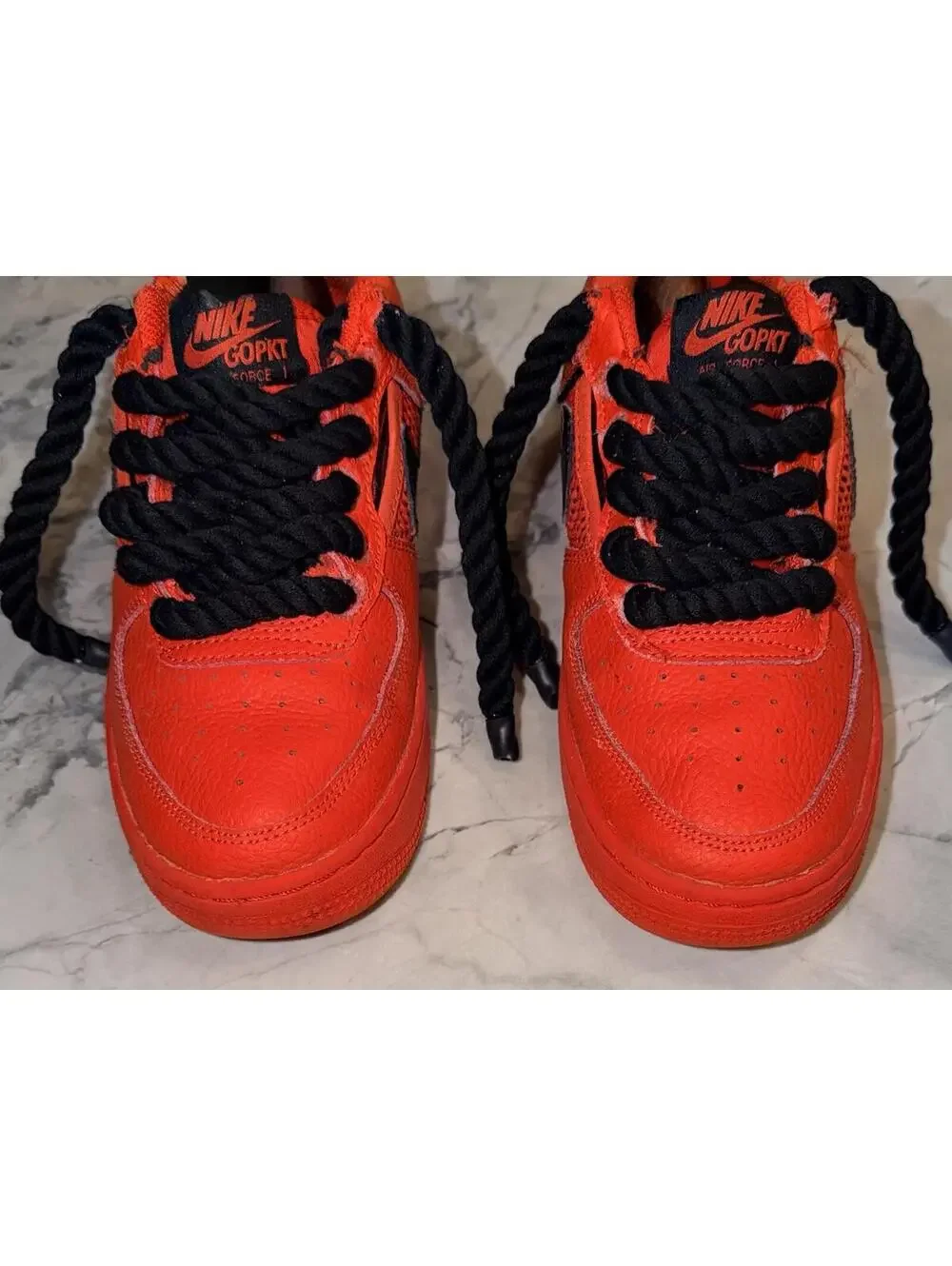 Size 5.5 (GS) - Nike Air Force 1 LV8 Low Mesh Pocket - Haban